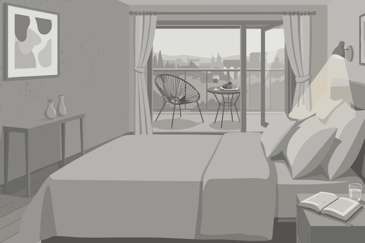 Appartement 2 Chambres - Vue sur Jardin